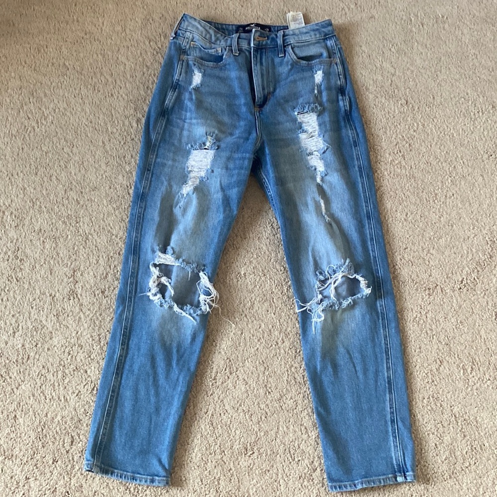 Hollister ripped jeans